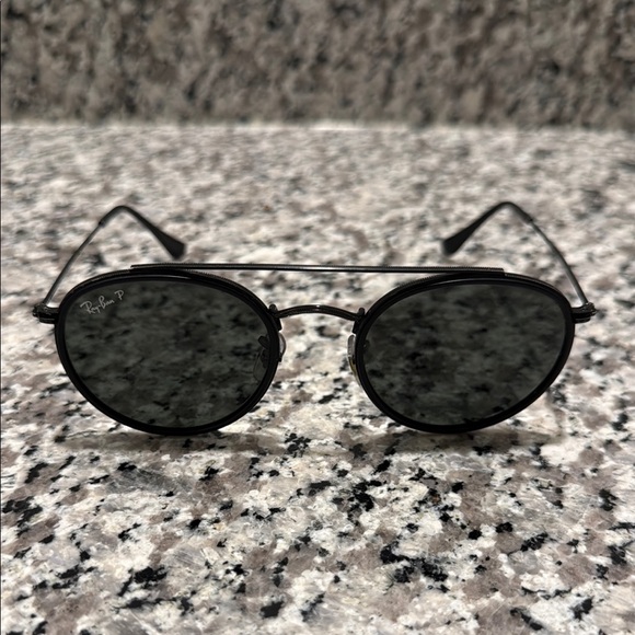 Ray-Ban Black Polarized Sunglasses - Picture 1 of 4